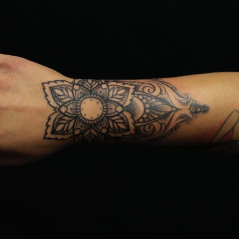 Mandala Tattoo, Arm Tattoo, Flower Tattoo, Mandala Flower tattoo