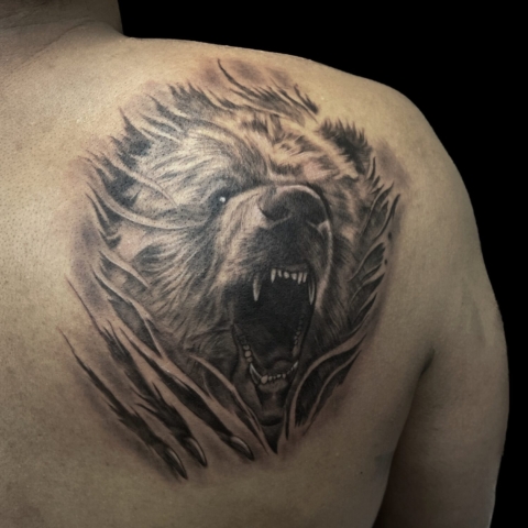 Tatuaje de un oso